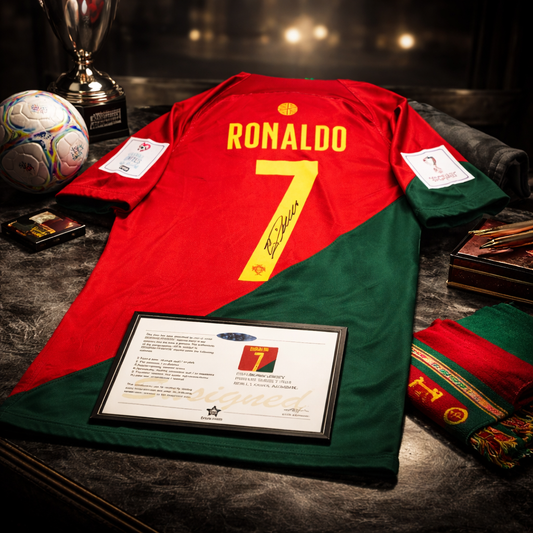 Cristiano Ronaldo | Signed Portugal #7 Jersey – Verified Authentic Collector’s Edition