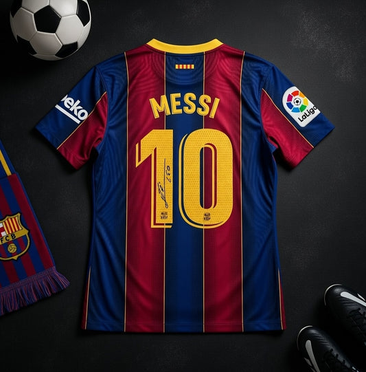 Lionel Messi | Signed #10 FC Barcelona Jersey – Authentic Autograph